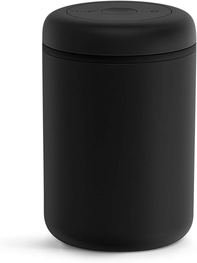 Fellow Atmos Vacuum Canister / Matte Black / 1.2L