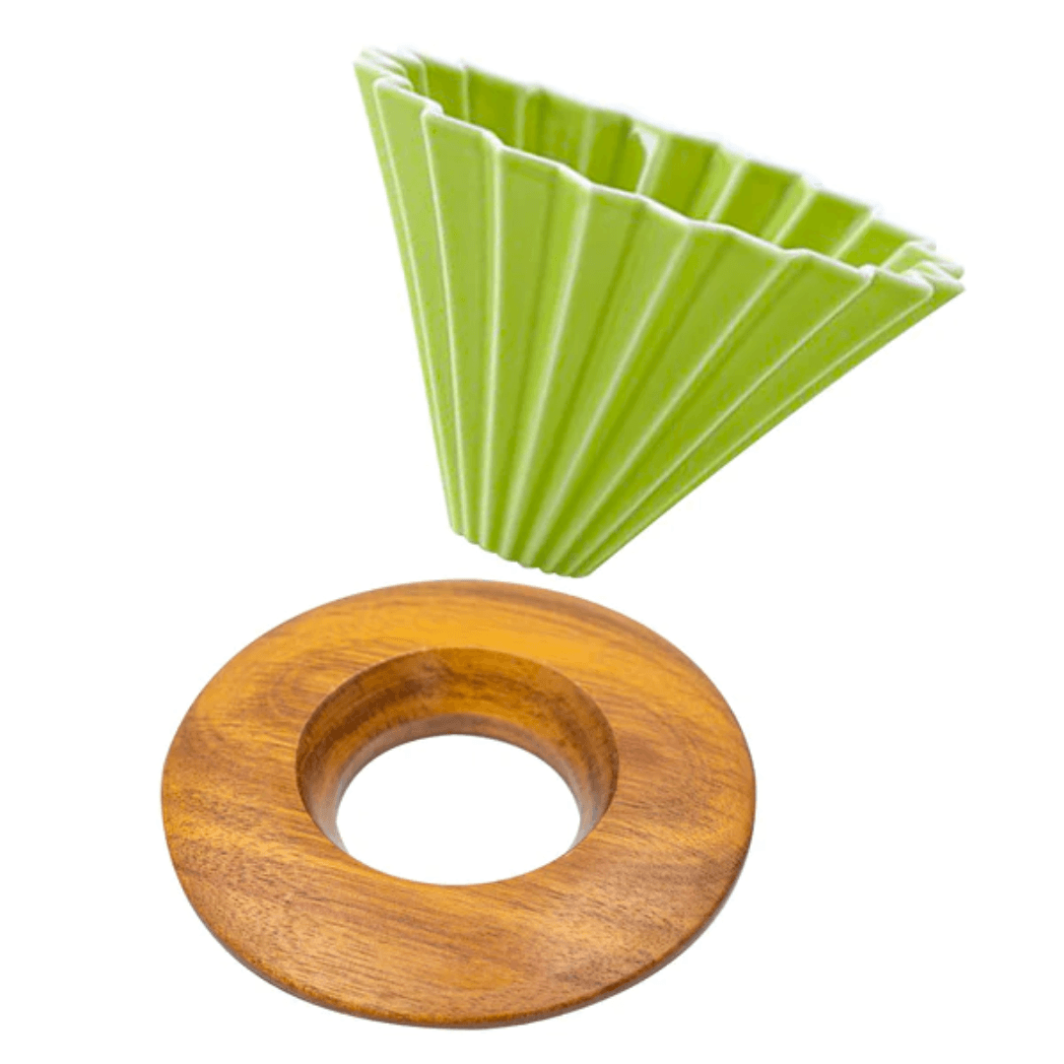 ORIGAMI Dripper M Green With Holder