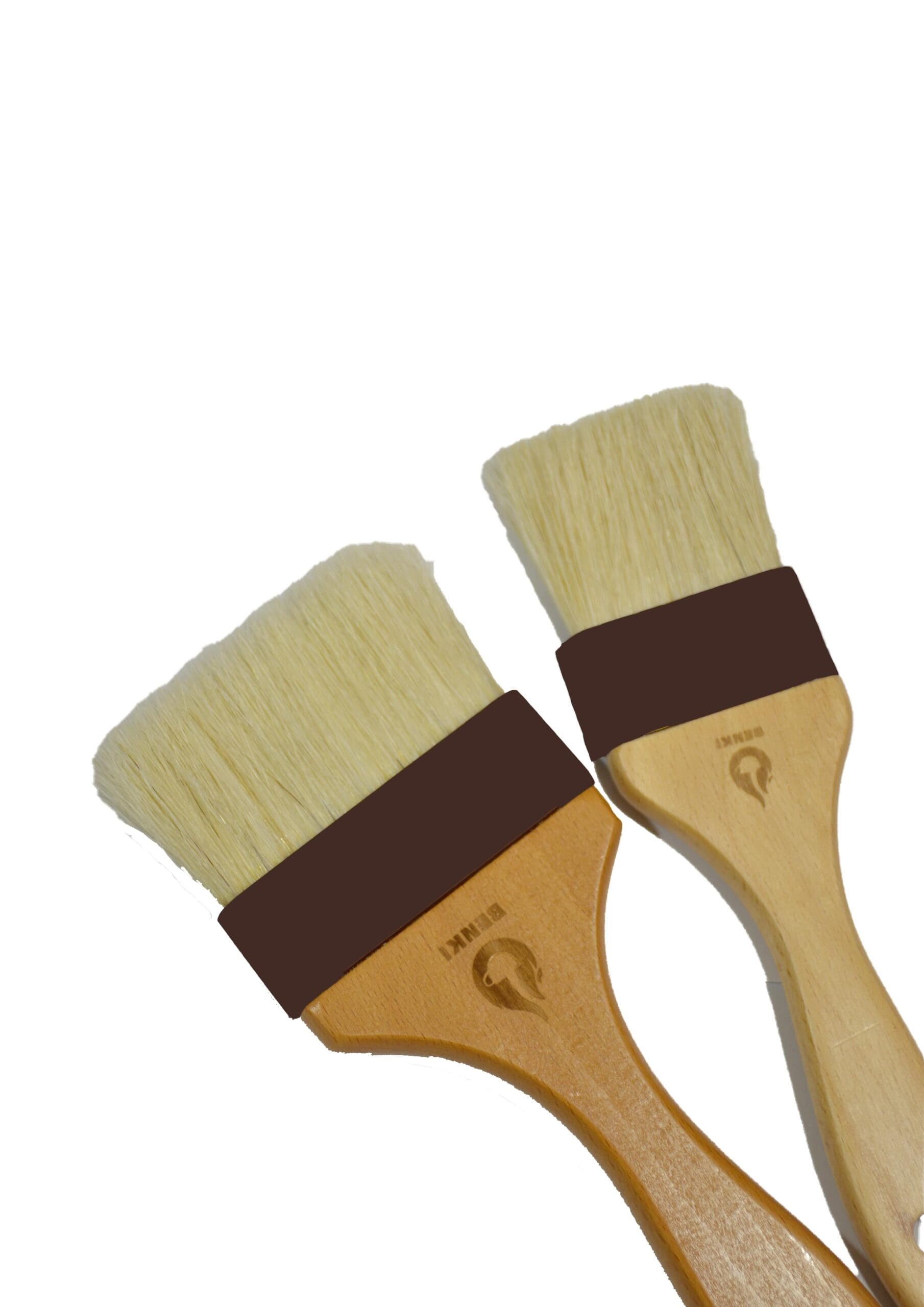 Benki Flat Brush With Natural Bristles With Wooden Handle - Image 7