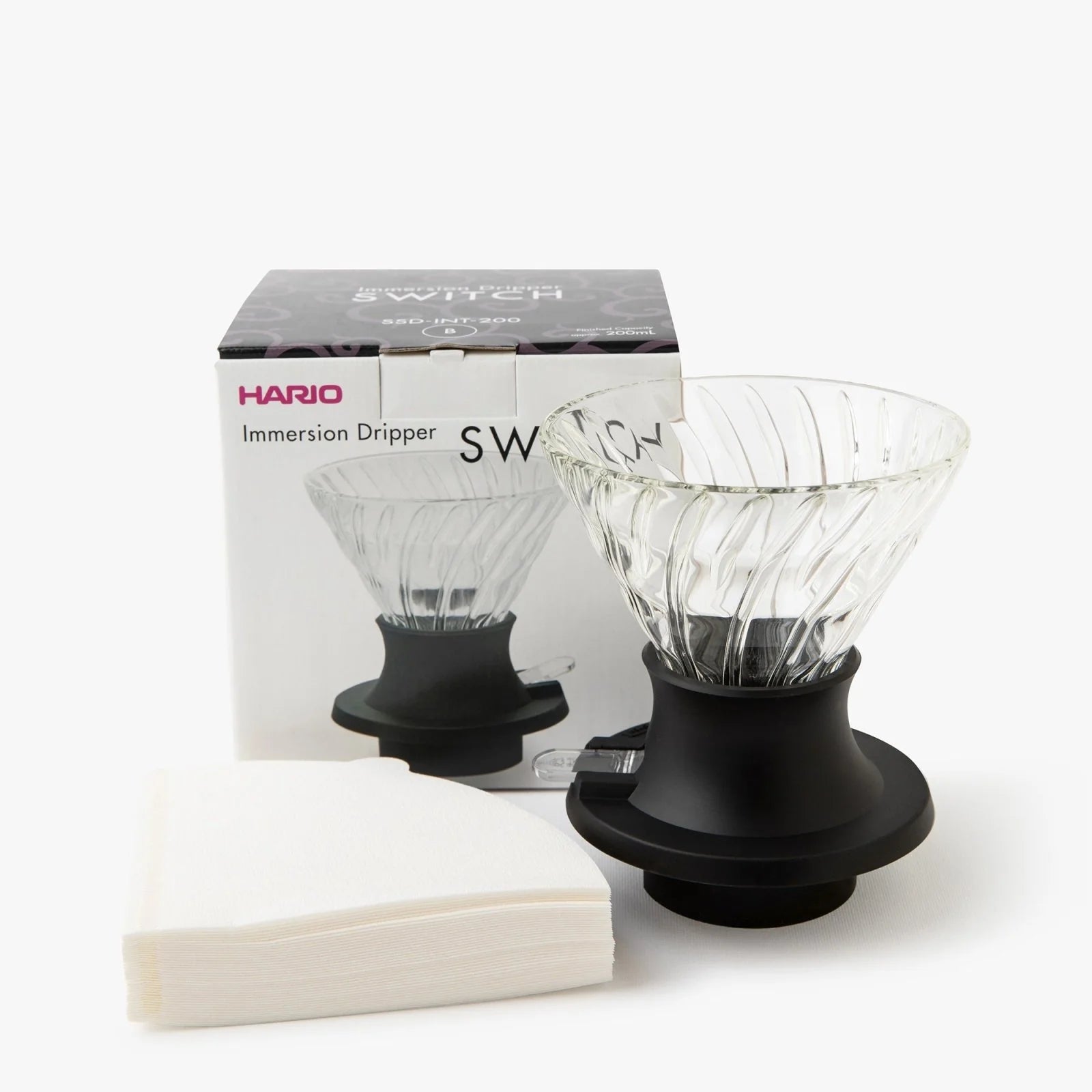 Hario Immersion Dripper Switch Hario Switch dripper glass immersion pour-over coffee maker