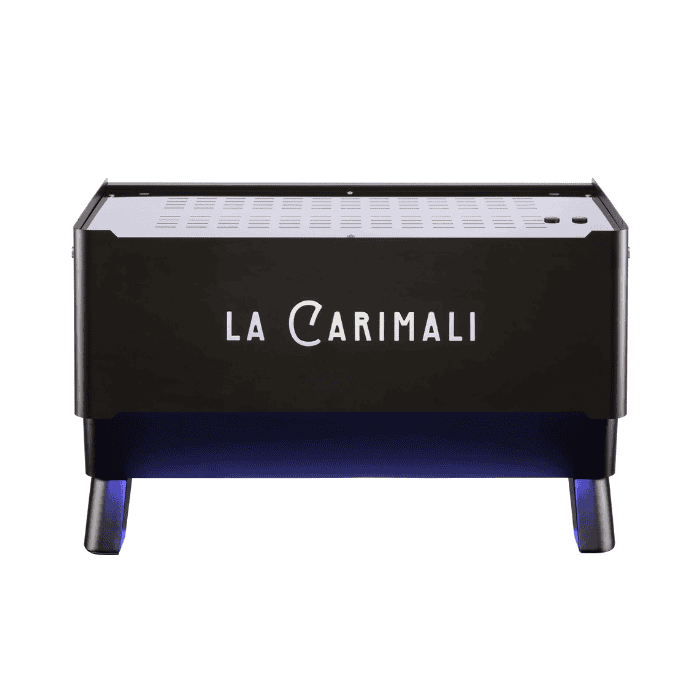 La Carimali Glow Carimali Glow espresso machine with digital display on a café counter