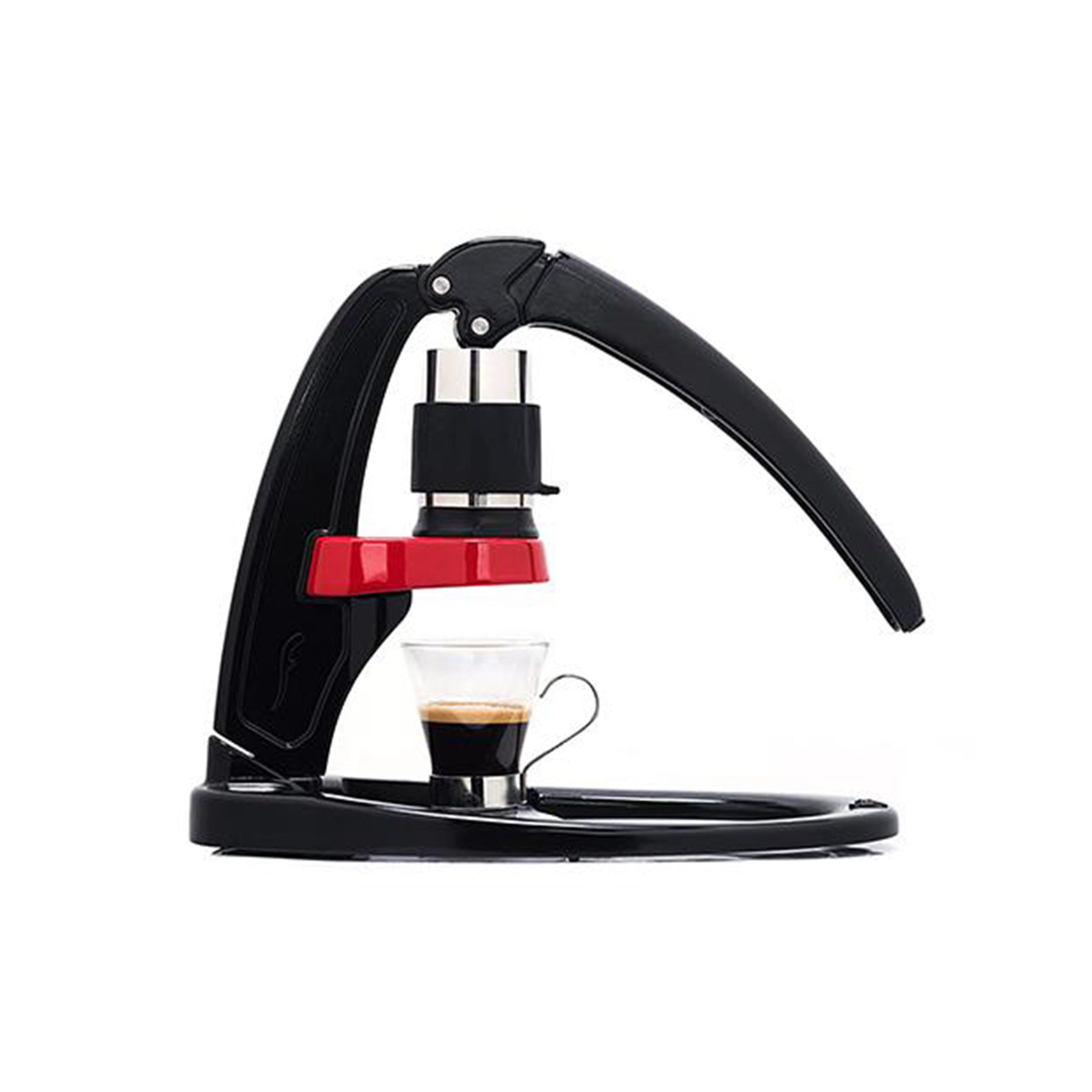 Flair Espresso Maker Classic Solo Flair Espresso Maker Classic Solo manual lever press with red portafilter