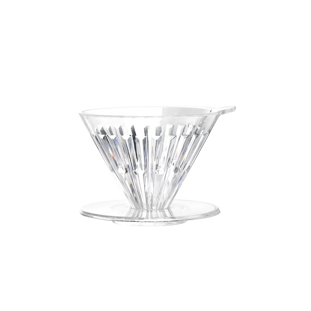 Timemore Crystal Eye Dripper 02 Timemore Crystal Eye Dripper 02 pour-over coffee dripper in PCTG