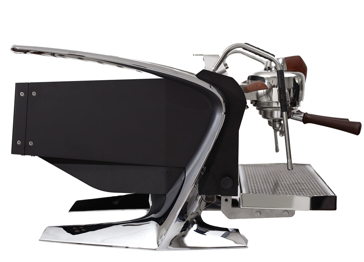 SLAYER STEAM LP Slayer Steam LP espresso machine 2-Group model with ink-black wings