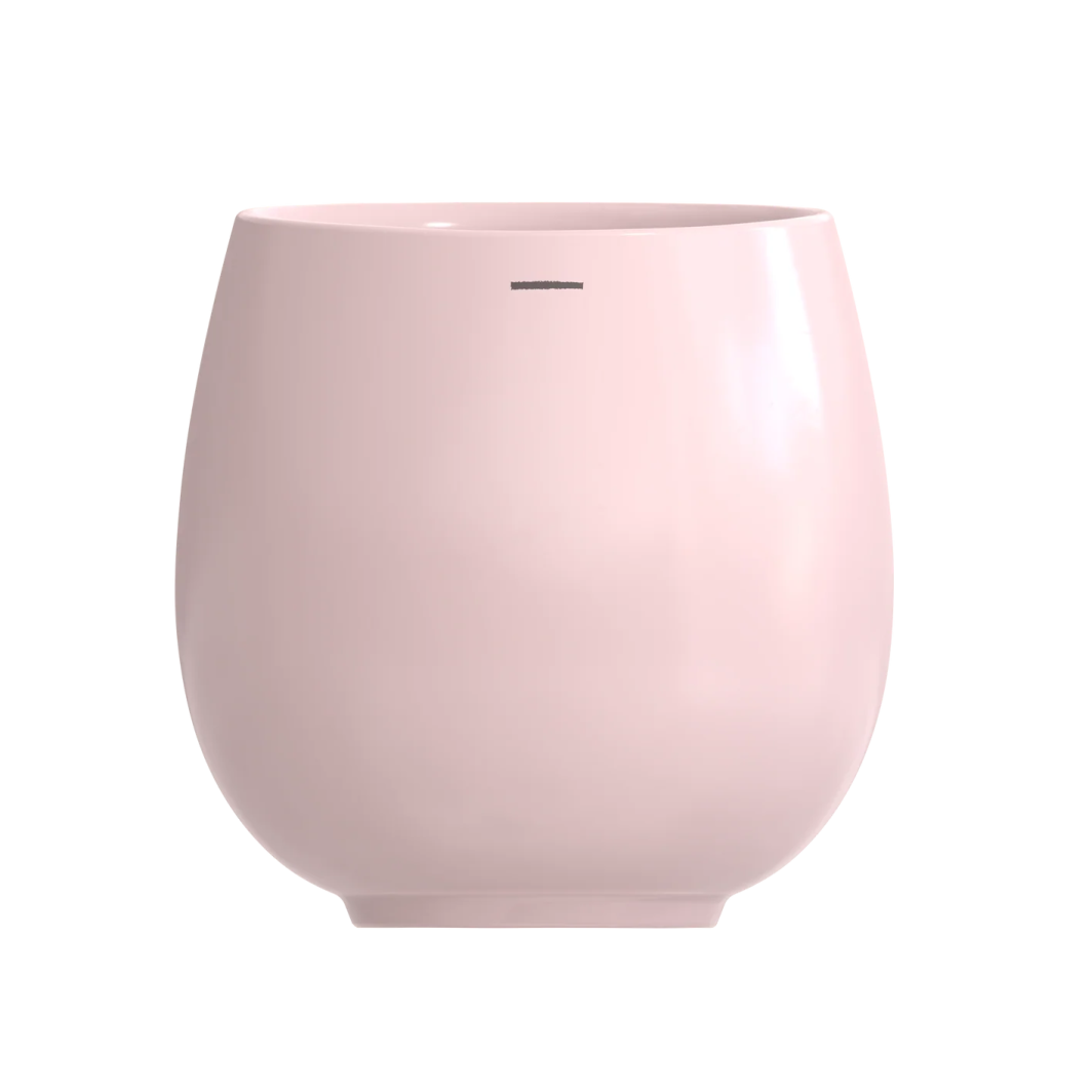 Ni Ware Bouba dual lipped filter cup in ceramic, side view