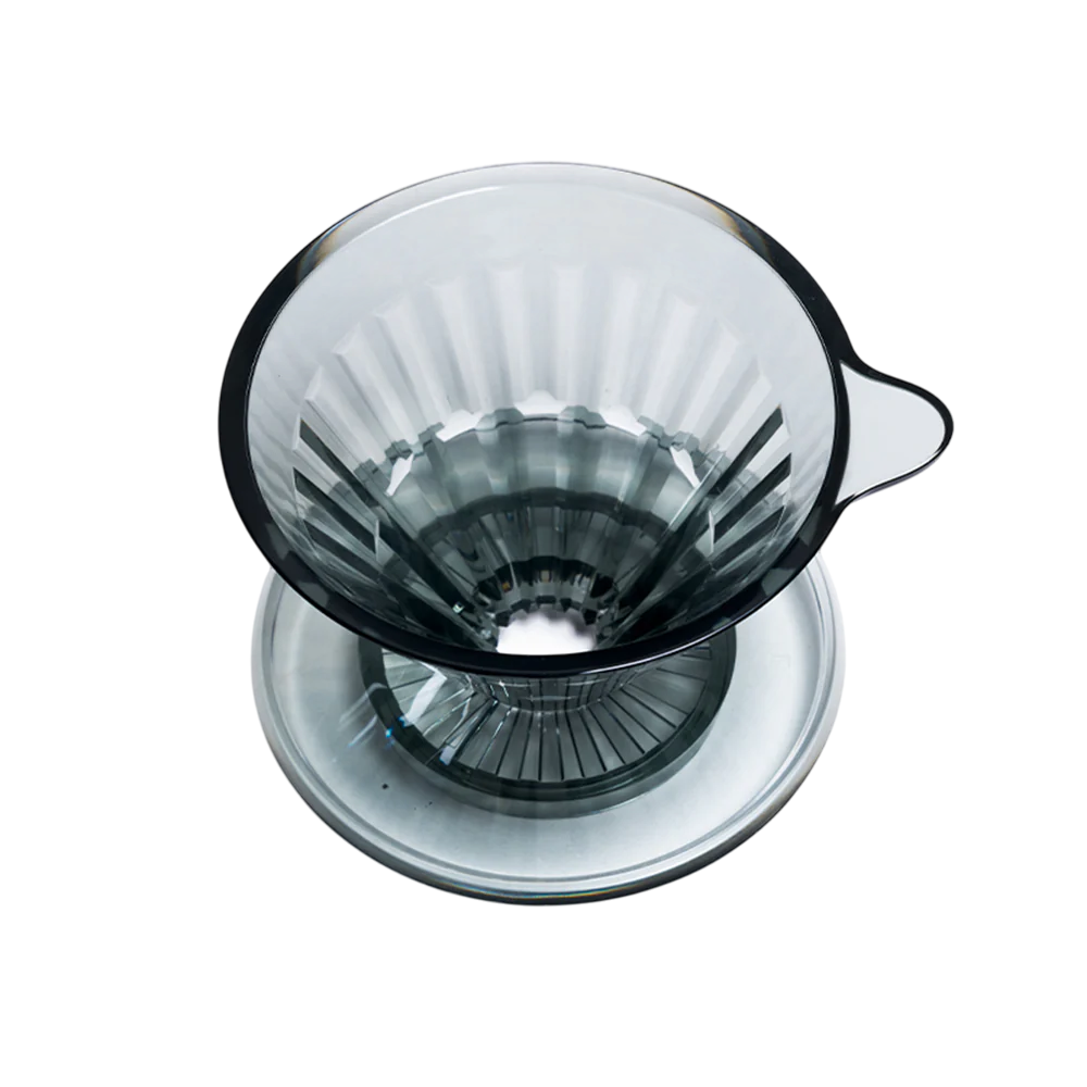 Timemore Crystal Eye Dripper 02 Timemore Crystal Eye Dripper 02 pour-over coffee dripper in PCTG