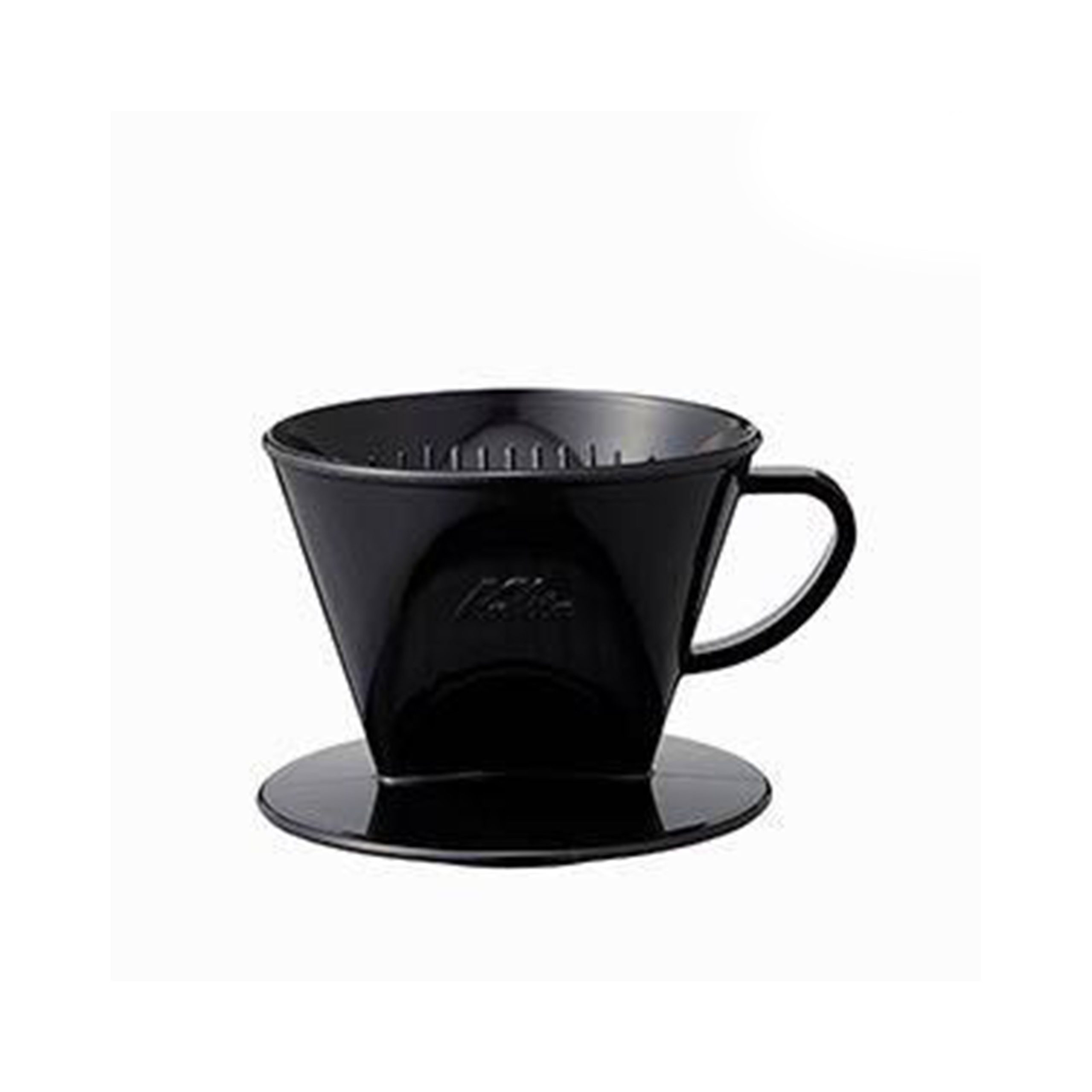 Kalita Hanger Set 102D (Black) Kalita Hanger Set 102D black wedge dripper with ribbed inner walls