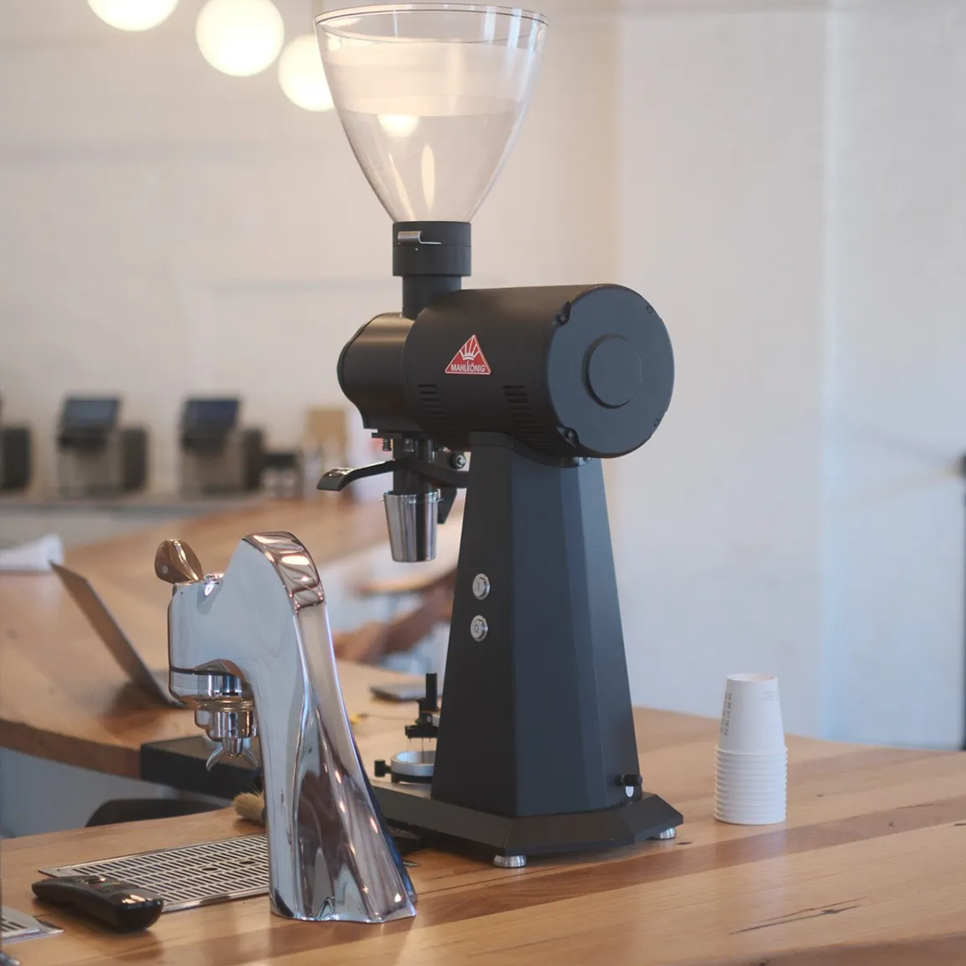 Mahlkonig EK43 Mahlkonig EK43 grinder with 98mm flat burrs for espresso and filter coffee