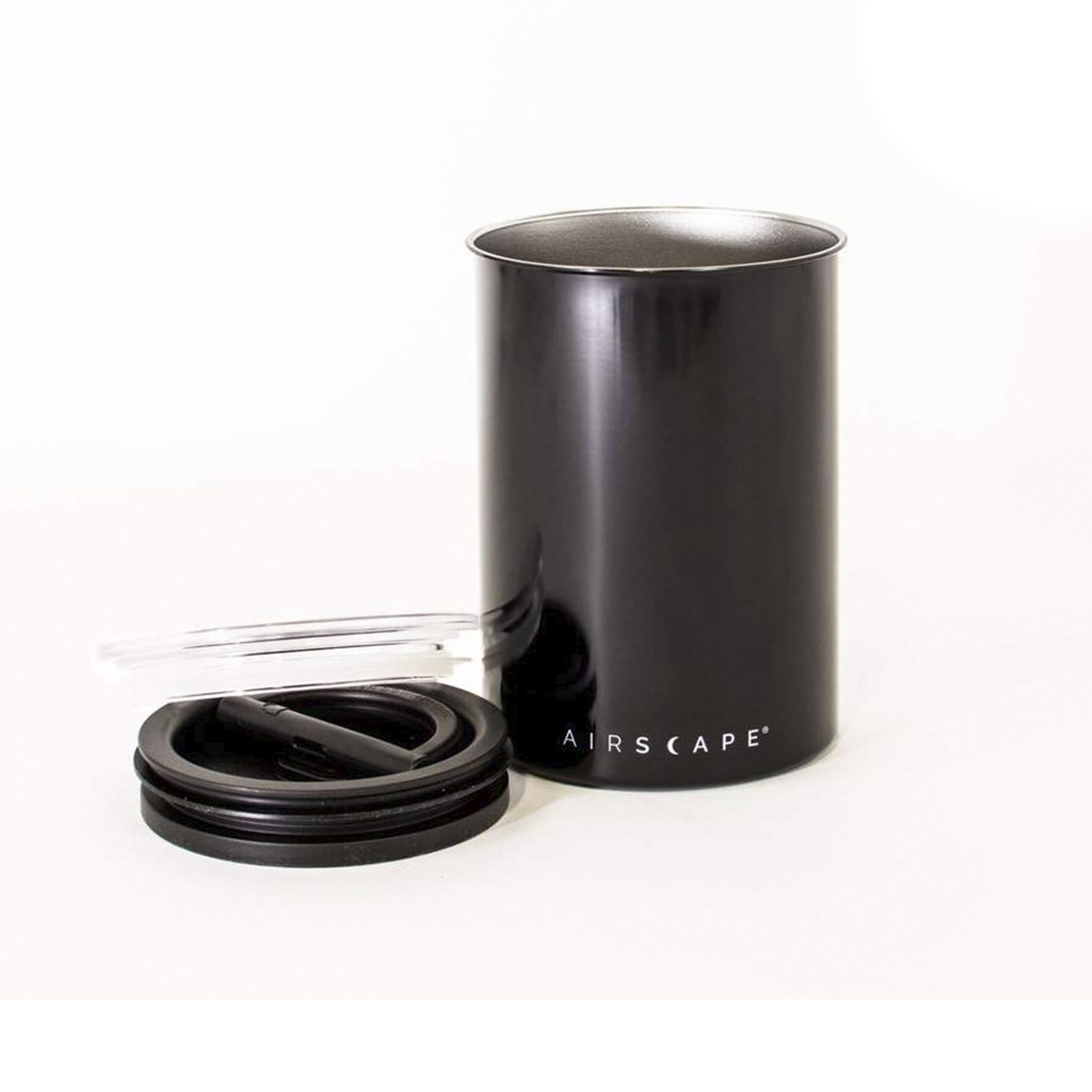 AIRSCAPE CLASSIC 7 INCH Airscape airtight coffee canister 7 inch showing the inner lid seal