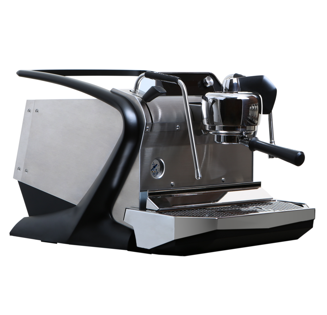 Slayer Steam Single espresso machine on a café counter