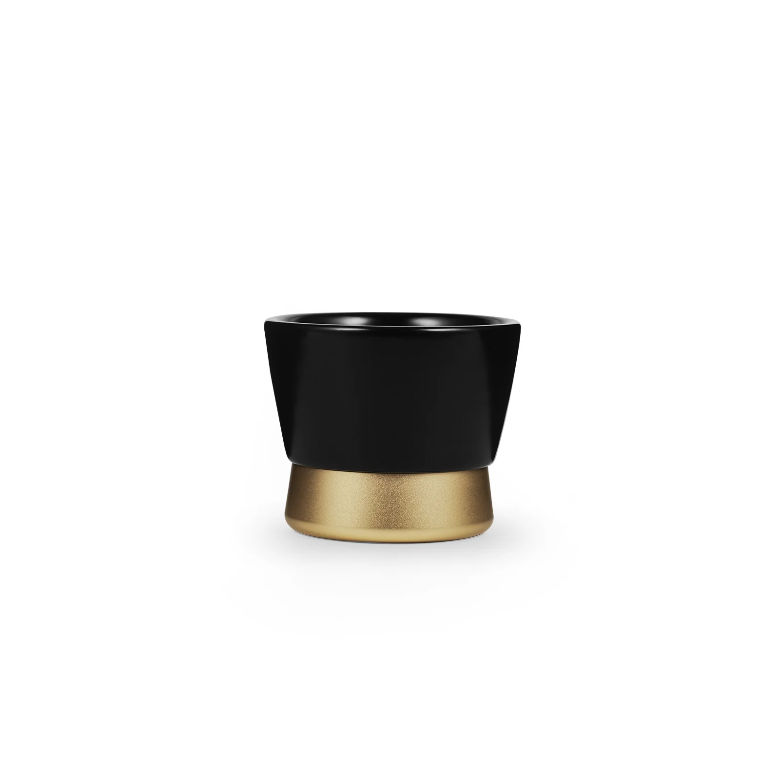 MHW-3BOMBER CERA Series Ceramic Cup Black (80 ml) CERA ceramic espresso cup in black with metal base