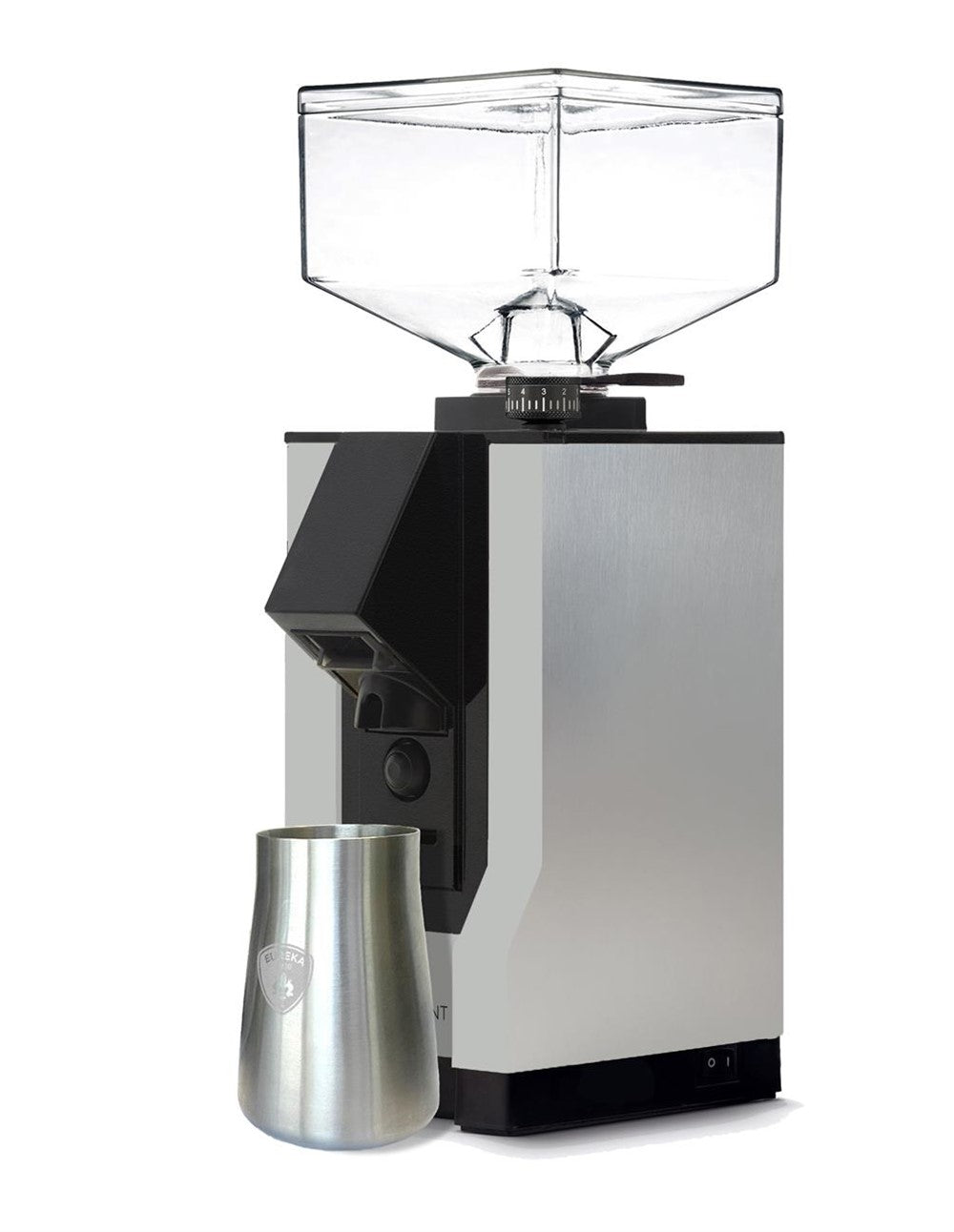 Eureka Mignon Filtro Silent Coffee Grinder Eureka Mignon Filtro Silent coffee grinder on a counter