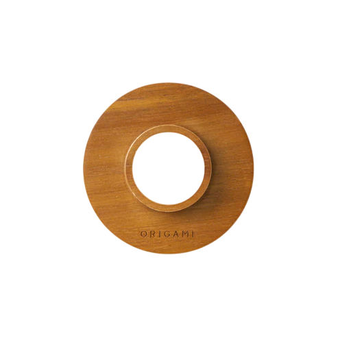 Origami wooden holder in Acacia wood for pour-over dripper