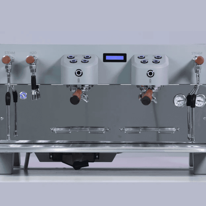 La Carimali Glow Carimali Glow espresso machine with digital display on a café counter