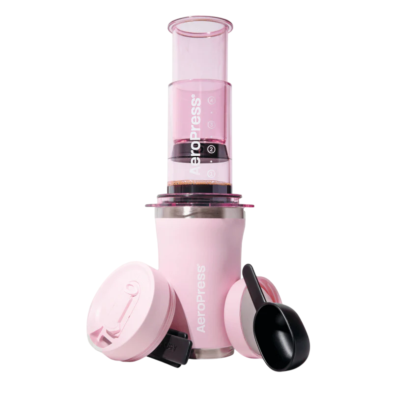 Aeropress Coffee Maker - Go Plus AeroPress Go Plus travel coffee maker with tumbler