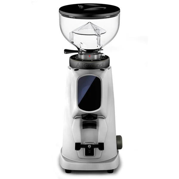 Fiorenzato AllGround Sense electric coffee grinder in white finish