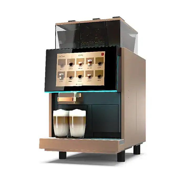 Budan M400 coffee machine with 10-inch touchscreen for commercial espresso