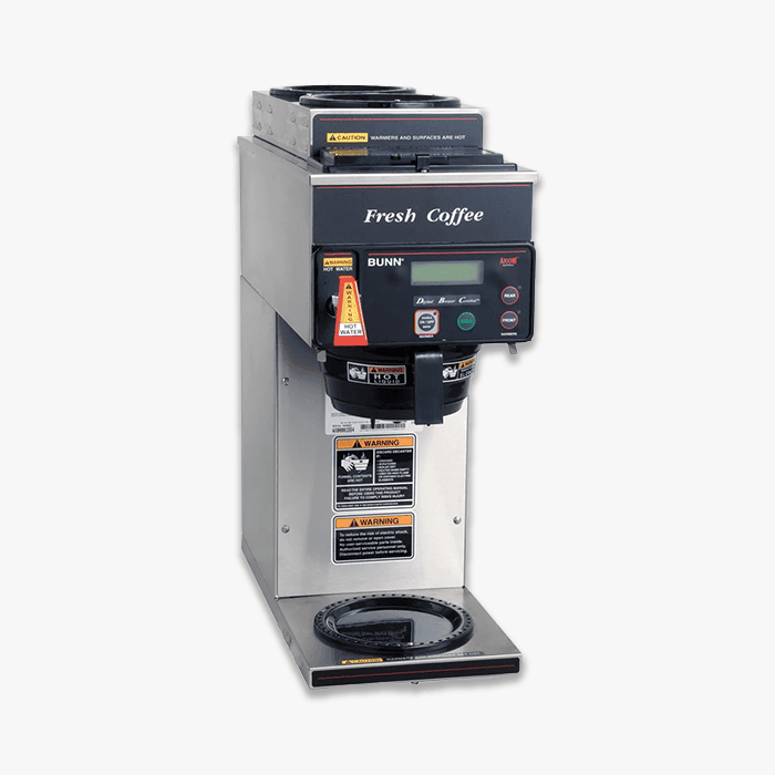 Bunn Axiom coffee brewer on a commercial café counter