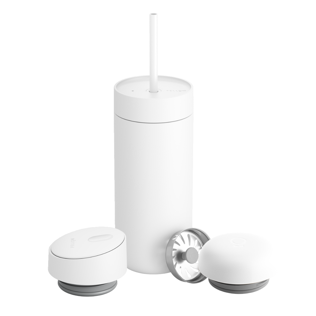 FELLOW CARTER 3-IN-1 LID SYSTEM Fellow Carter travel mug 3-in-1 lid system in matte black