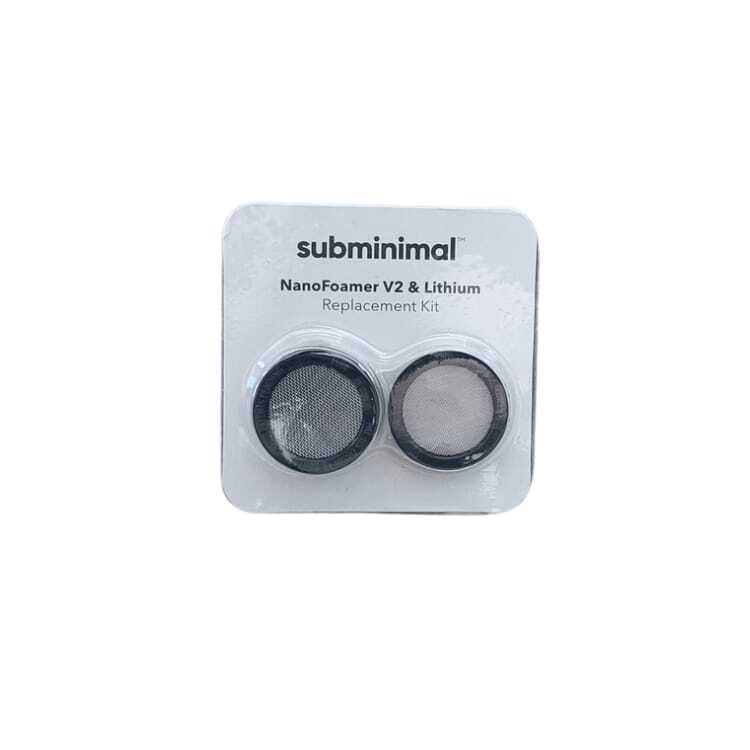 NanoFoamer replacement kit with fine and superfine NanoScreens and impeller