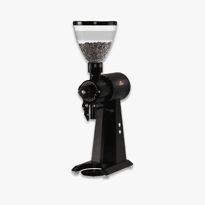 Mahlkonig EK43 grinder with 98mm flat burrs for espresso and filter coffee