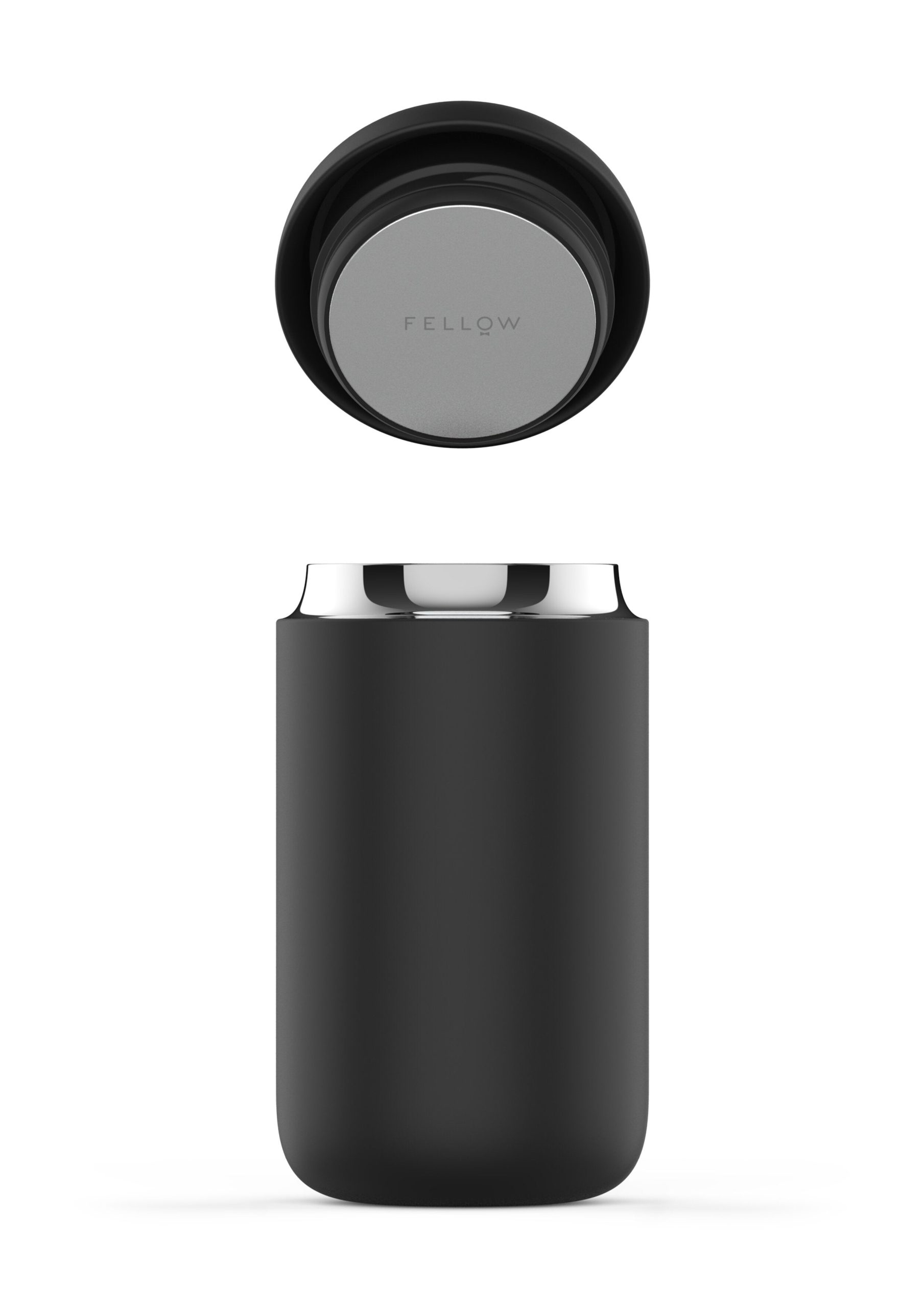 FELLOW CARTER "MOVE" MUG (12OZ) Fellow Carter travel mug in black and white finishes, insulated 12oz coffee mug for commute