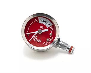 Flair pressure gauge with 12 BAR dial for Flair lever espresso makers