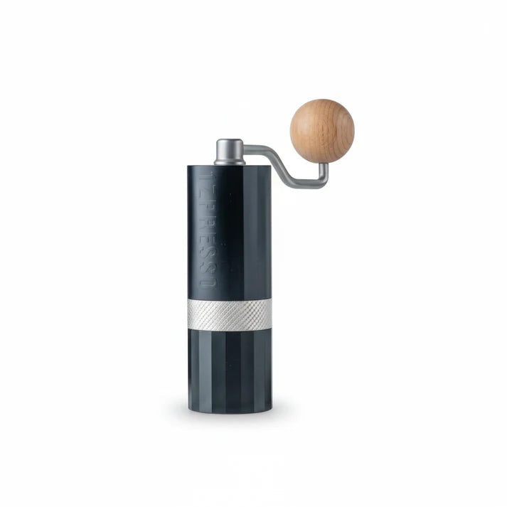 1Zpresso Q Air grinder shown in its compact, portable body