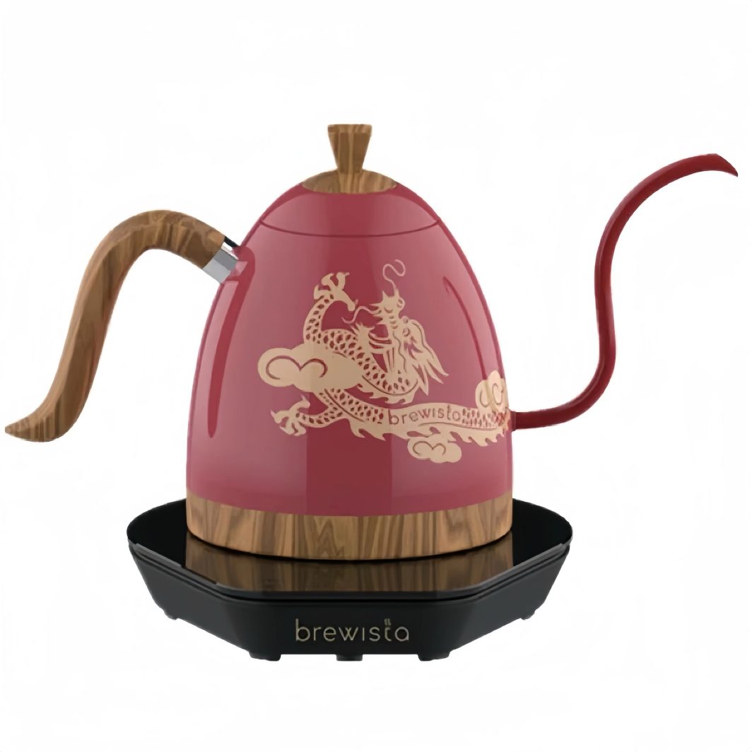 Brewista Artisan Gold Dragon gooseneck electric kettle for pour-over coffee