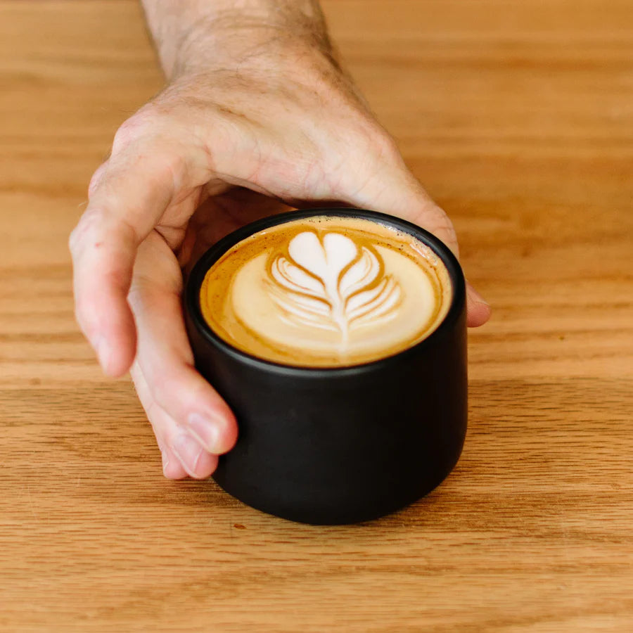 FELLOW MONTY MILK ART CUPS (6.5Oz) Fellow Monty latte art cup in matte white with cappuccino pour