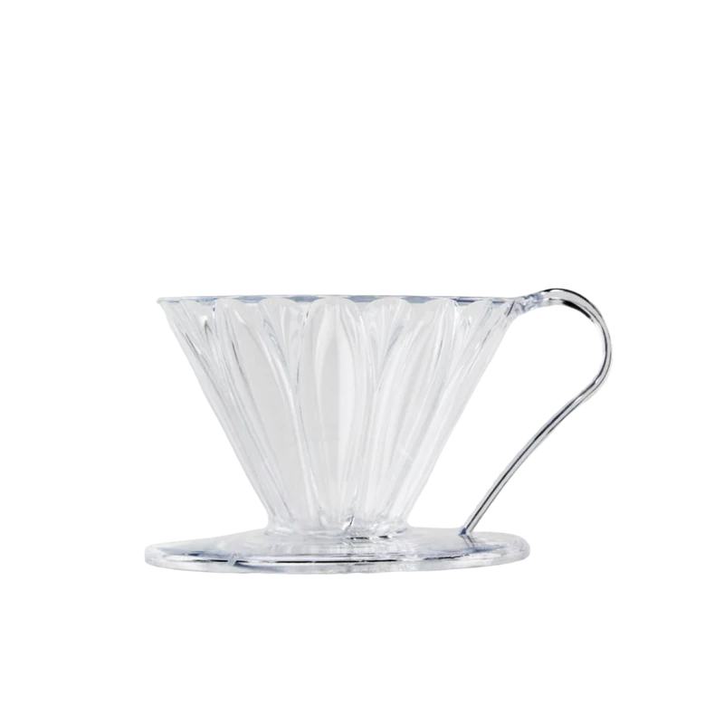 CAFEC Tritan coffee dripper cone-shaped flower brewer for single-cup pour-over