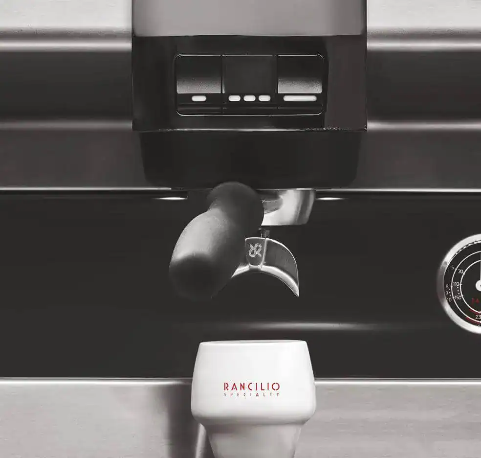 Rancilio Specialty RS 1 Rancilio RS1 espresso machine on a specialty café counter