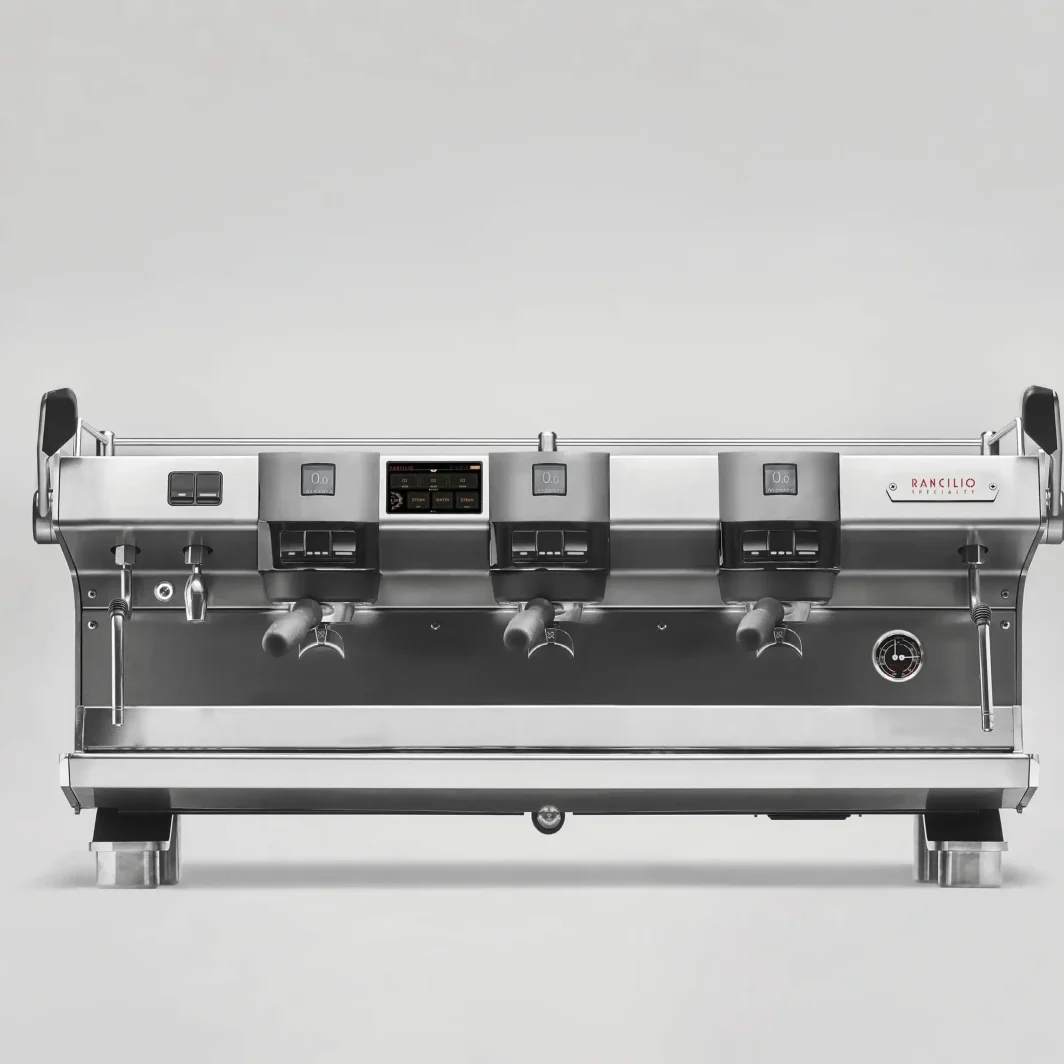Rancilio RS1 espresso machine on a specialty café counter