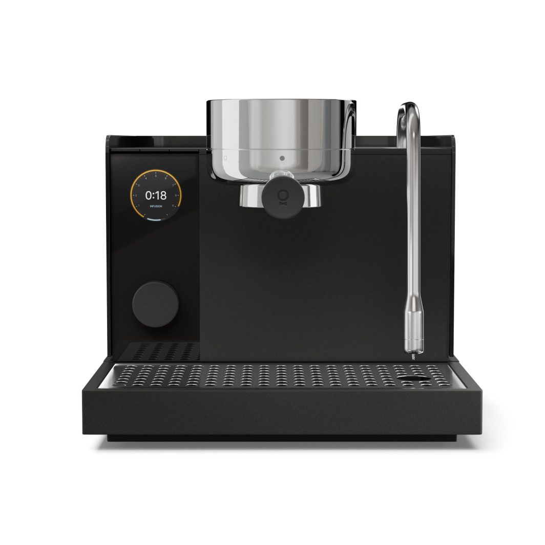 Fellow Espresso Series 1 espresso machine front view in black finish