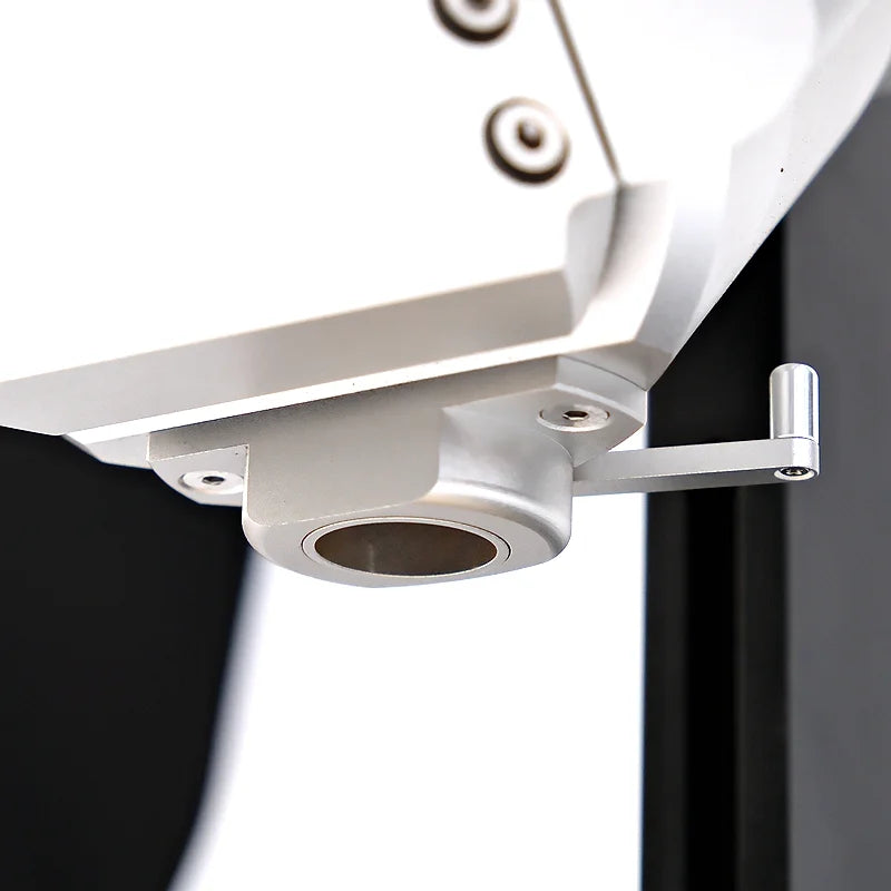 MISCHIEF DEMON SG-1 SINGLE DOSE GRINDER (80MM FLAT BURR) Mischief Demon SG-1 single dose grinder with 80mm flat burrs on a home espresso counter