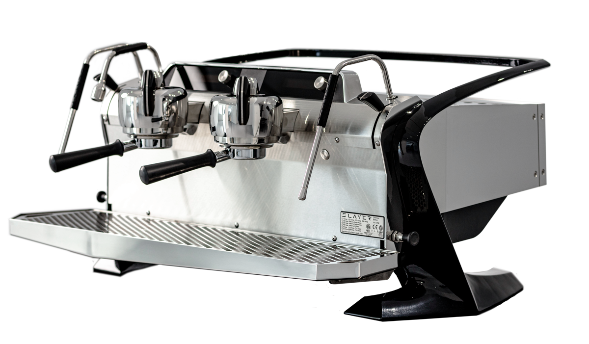 SLAYER STEAM LP Slayer Steam LP espresso machine 2-Group model with ink-black wings