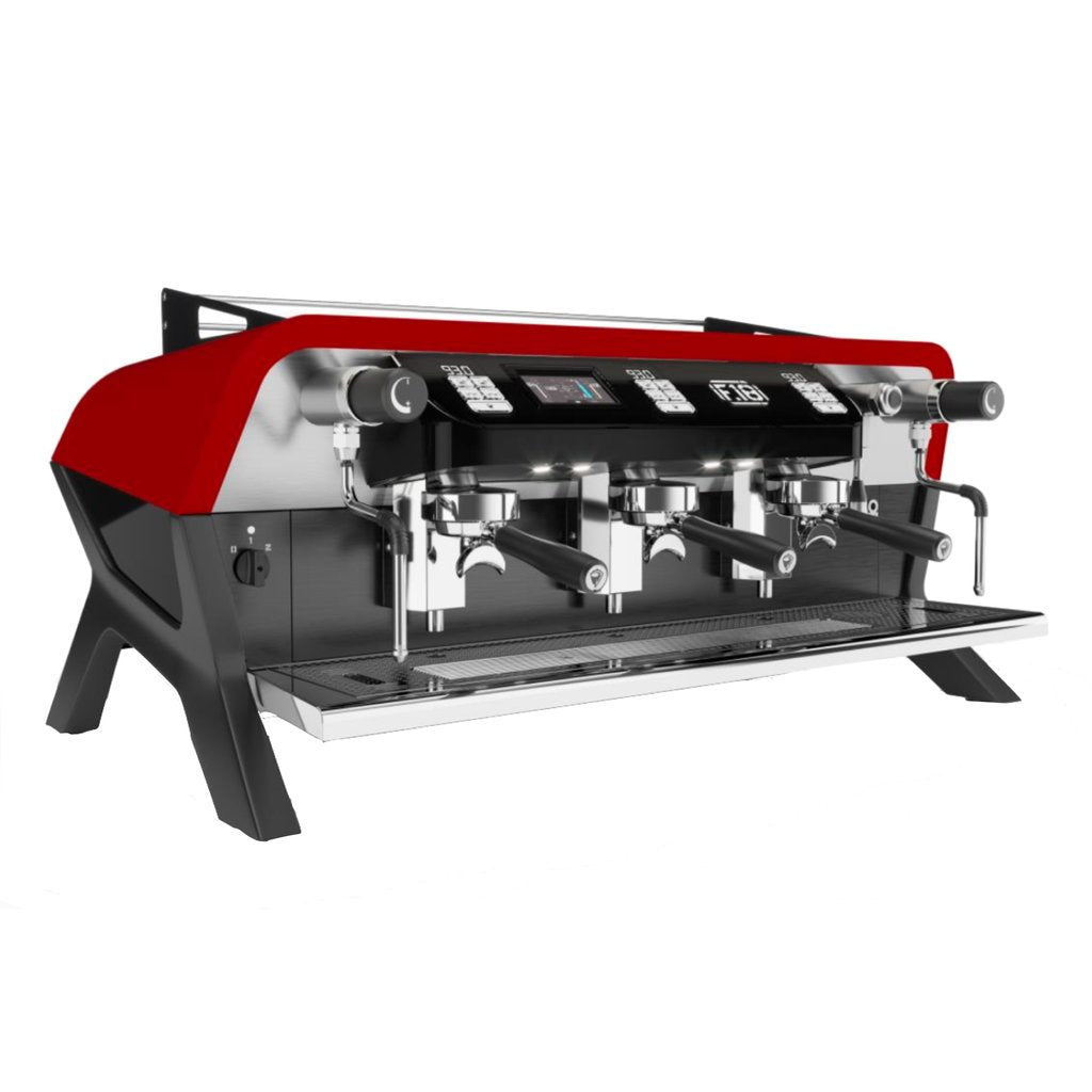 SANREMO F18 (ONLY BROCHURE) Sanremo F18 espresso machine side profile view