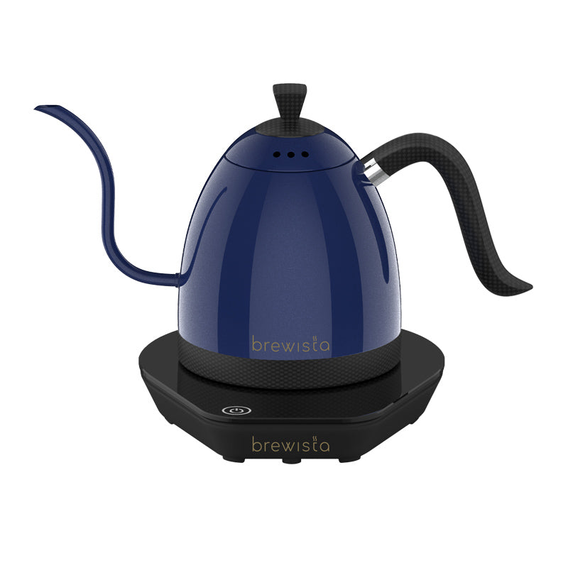 Brewista Artisan 0.6L Gooseneck Variable Kettle - Sports Brewista gooseneck kettle in Sports blue finish with temperature control panel