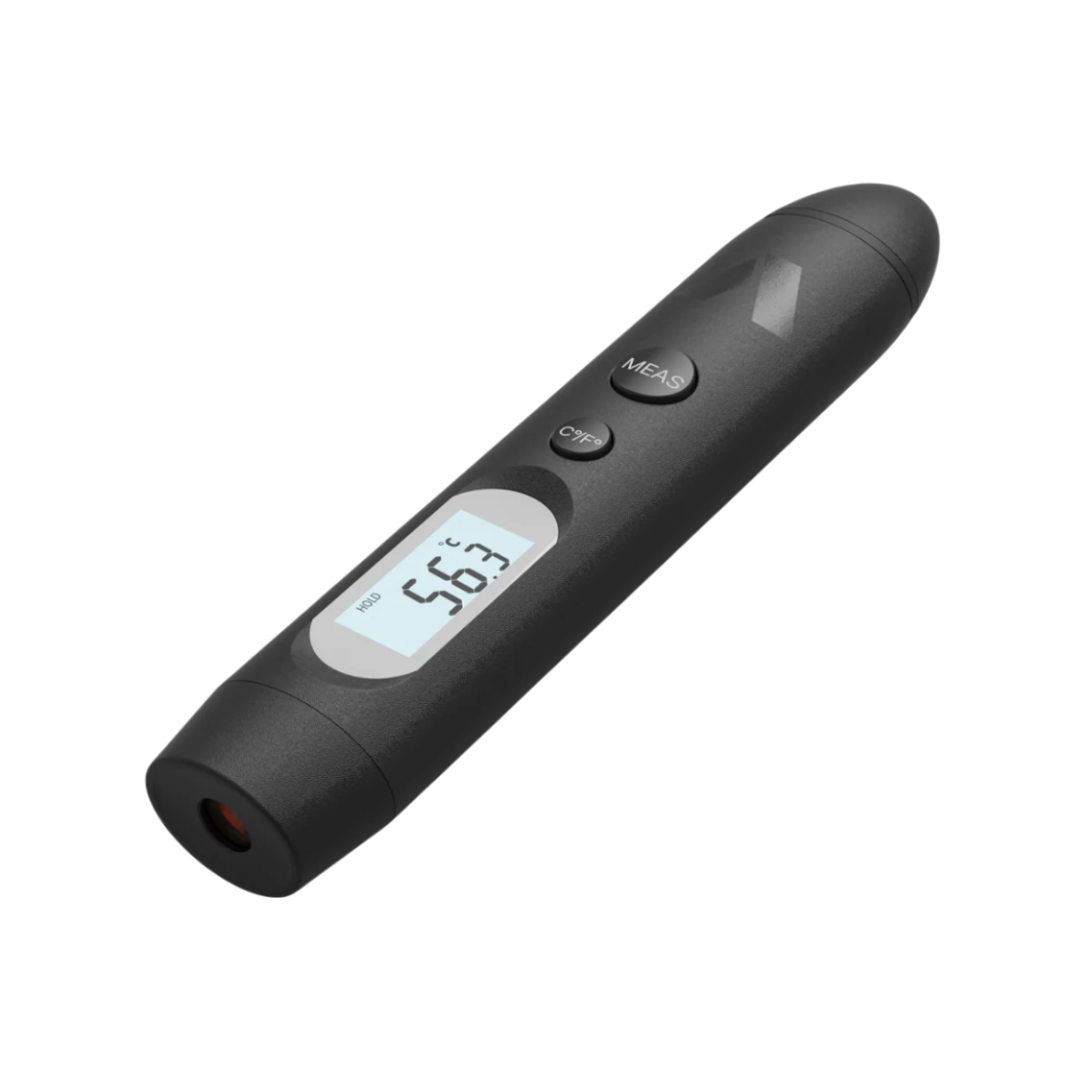 Subminimal contactless milk thermometer for espresso milk steaming