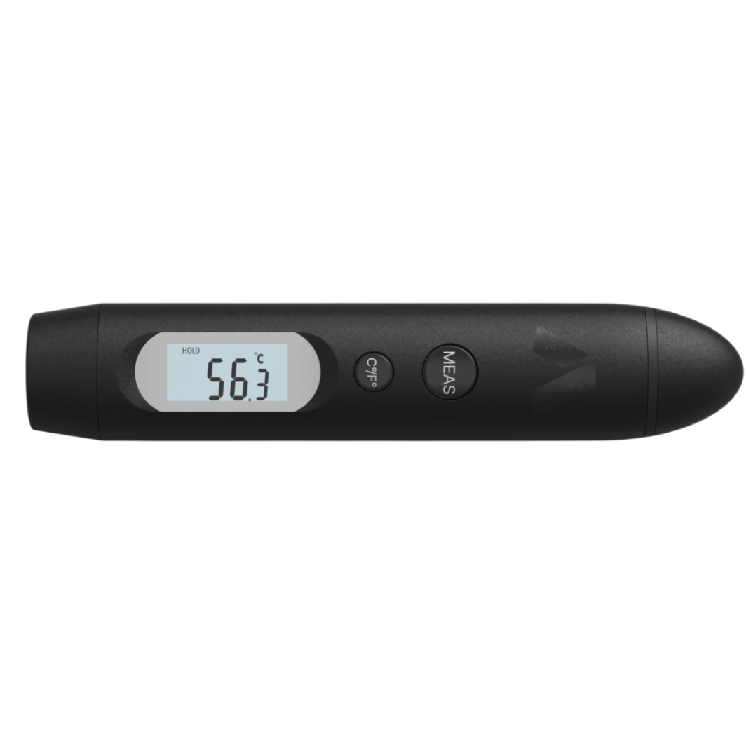 Subminimal contactless milk thermometer for espresso milk steaming