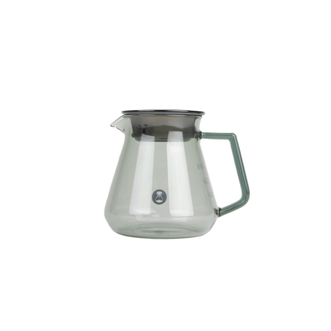 Timemore Glass Coffee Server 360ml transparent black borosilicate glass carafe