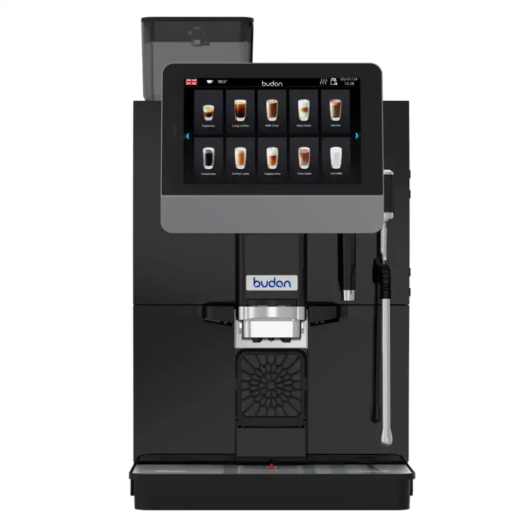 Budan M300 coffee machine on a corporate café counter