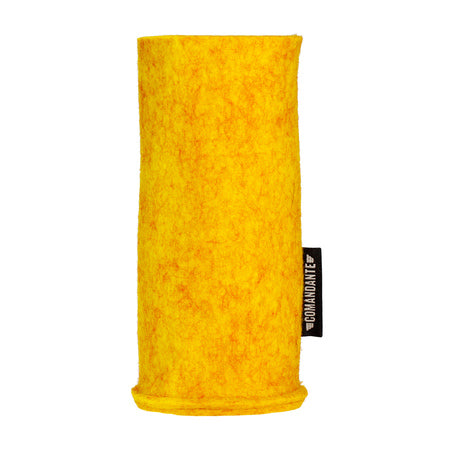 COMANDANTE C40 FELT SLEEVE Comandante C40 felt sleeve in Anthracite wool protecting a hand grinder