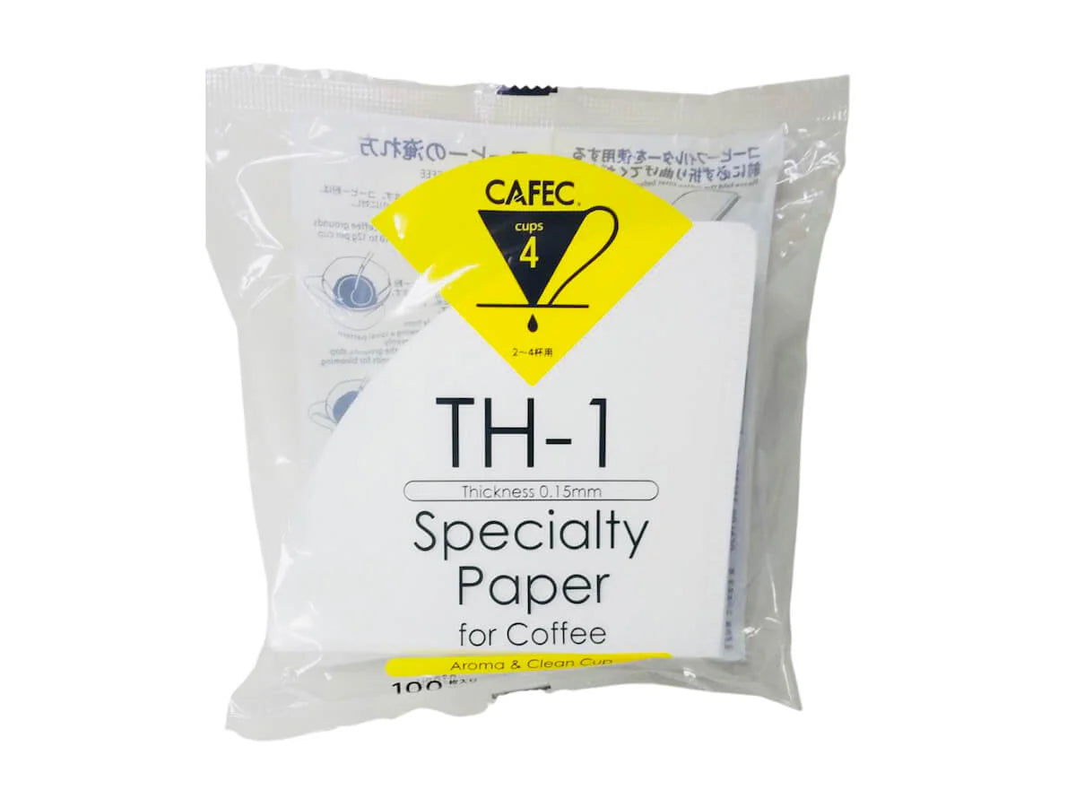 Cafec Specialty Paper For Coffee (Th-1) Cup4 CAFEC TH-1 filter papers Cup 4 for pour-over coffee