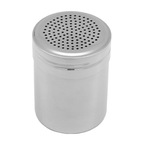 COCOA SHAKER- STAINLESS STEEL Stainless steel cocoa shaker for dusting cappuccinos and lattes