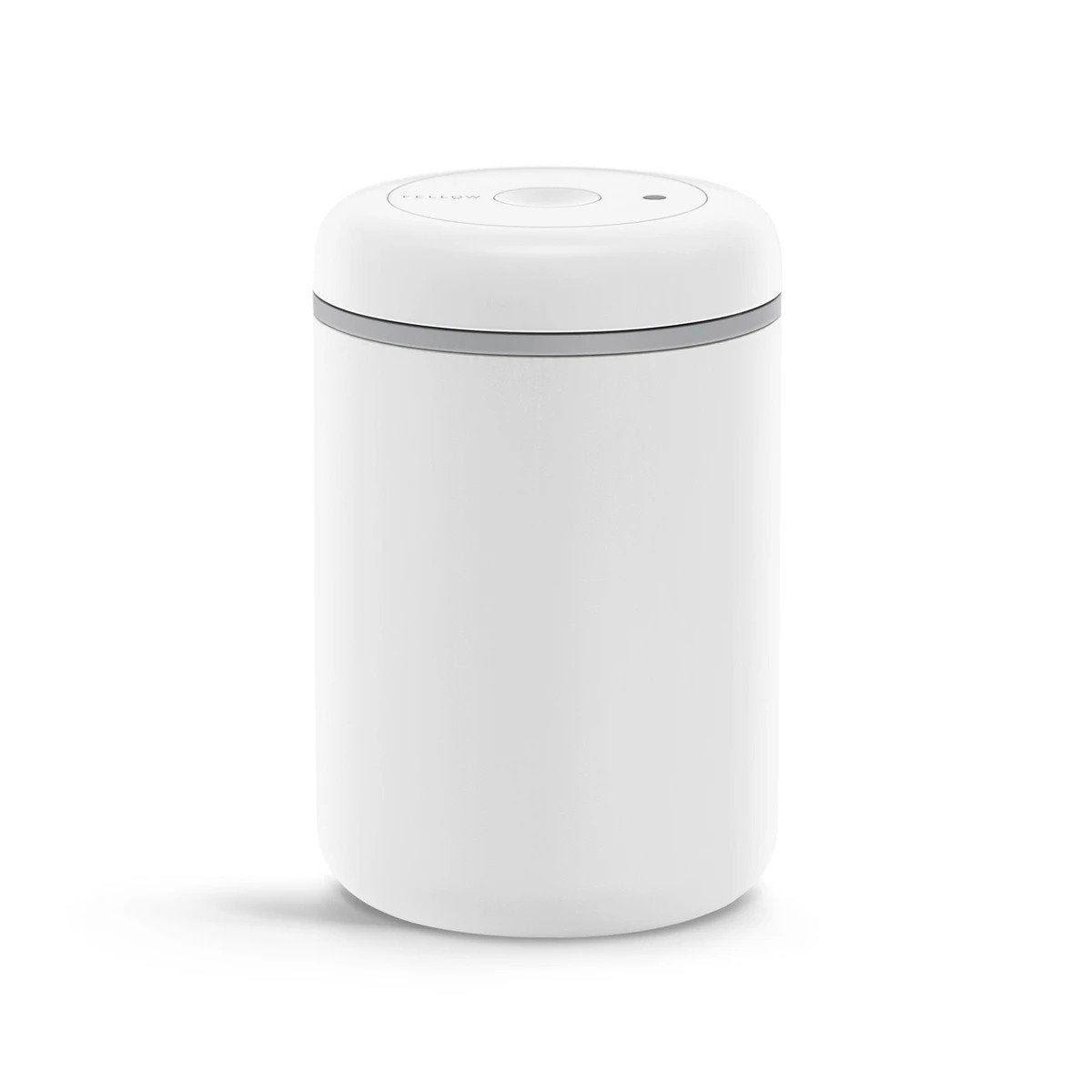 Fellow Atmos Vacuum Canister / Matte Black / 1.2L Fellow Atmos vacuum coffee canister sealing lid mechanism