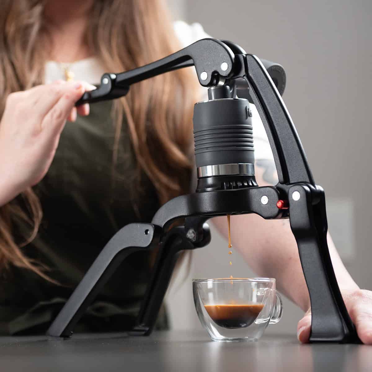 FLAIR GO Flair GO portable espresso maker folded with carrying case