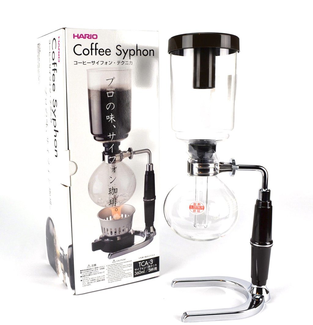 Hario Syphon Technica vacuum coffee maker with glass chambers