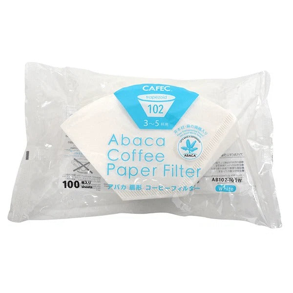 CAFEC Abaca Trapezoid Filter Paper for wedge drippers