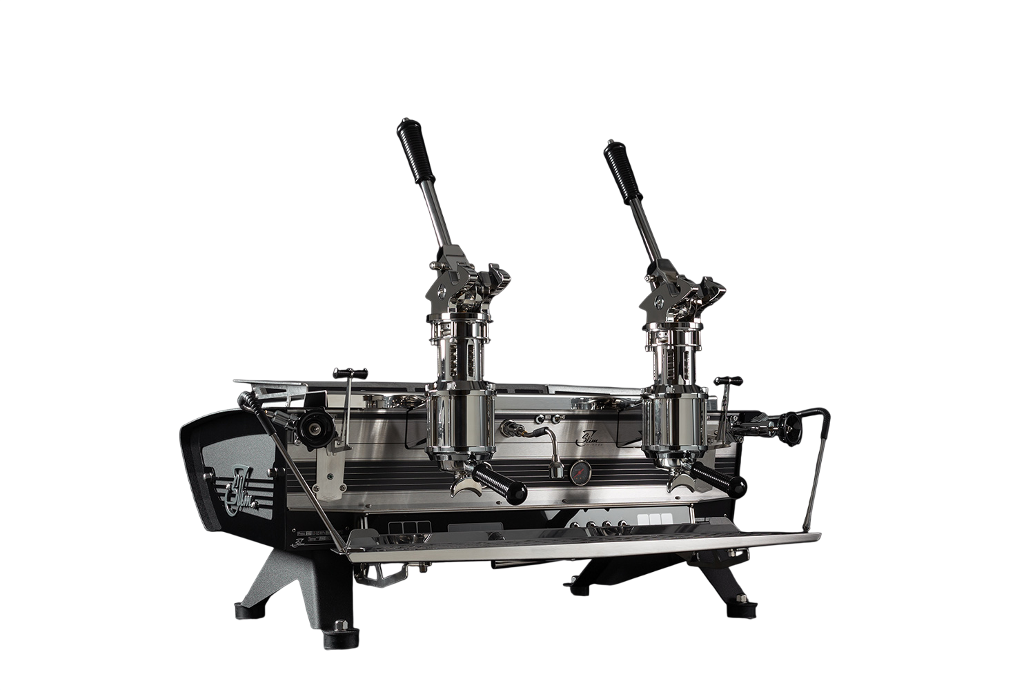 KEES VAN DER WESTEN SLIM JIM IDROCOMPRESSO Spring lever espresso machine boiler detail on Slim Jim Idrocompresso